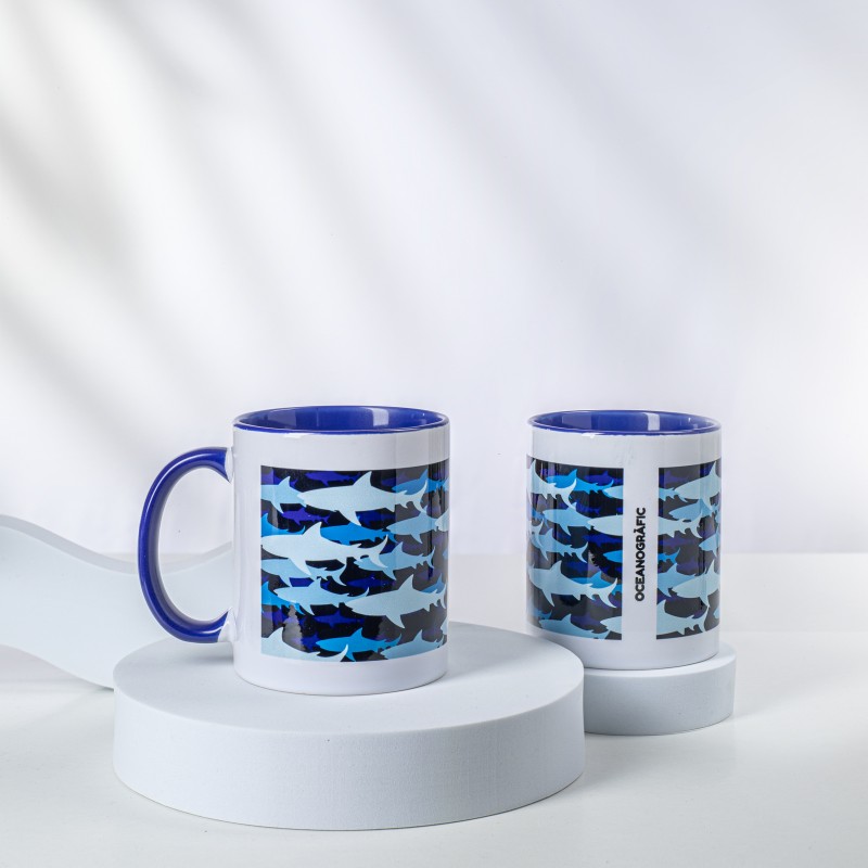 Taza Tiburones Azules